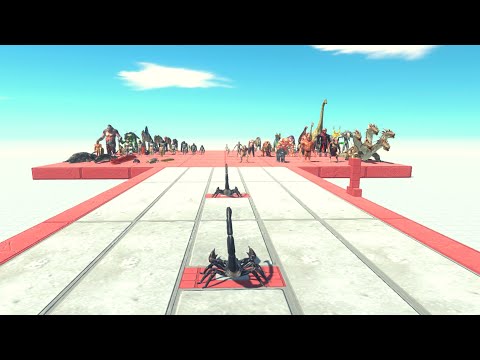 All Units Emperor Scorpion Test [Without Flying Units] ARBS | Animal Revolt Battle Simulator