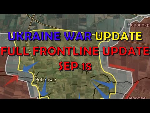 Ukraine War Update (20230918): Full Frontline Update