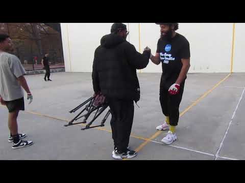 Hoover Park - Leyva & Paul vs Brady & Jacob - Steamball Doubles Filmed By Handball Social 11.15.2025