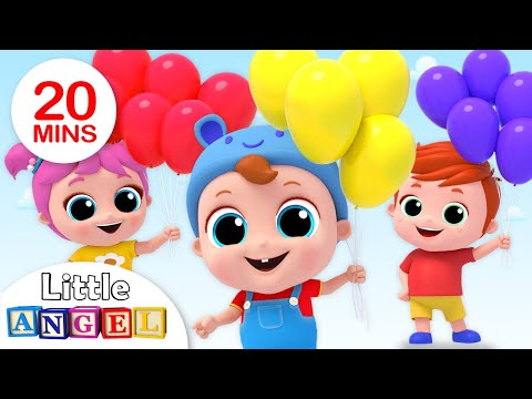 The Balloon Song | Nursery Rhymes & Kids Songs – Little Angel