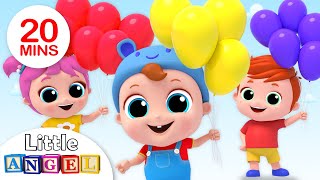 The Balloon Song | Nursery Rhymes &amp; Kids Songs - Little Angel