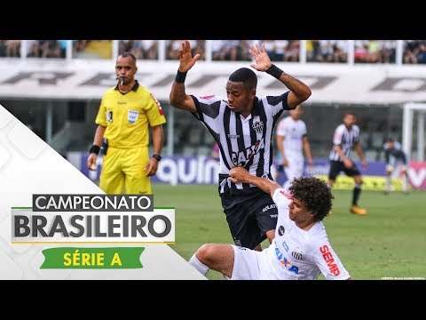 Melhores Momentos - Santos 3 x 1 Atlético-MG - Campeonato Brasileiro (04/11/2017)