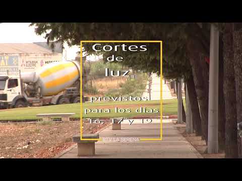 Previstos cortes de luz los días 16, 17 y 19 en diferentes puntos