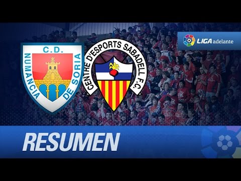 Resumen de CD Numancia (3-0) CE Sabadell