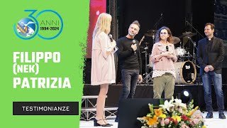Nek and Patrizia - Talking about God in the MUSIC WORLD isn't easy.