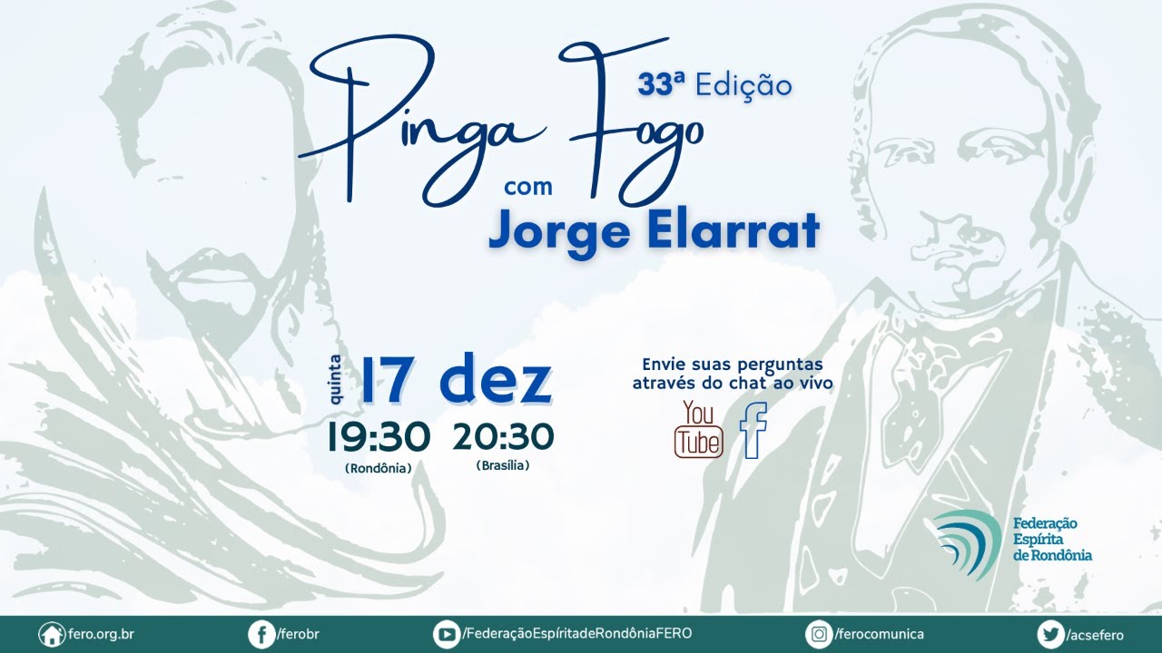 Pinga Fogo com Jorge Elarrat | 33ª edição