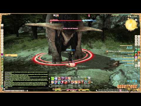 Final Fantasy XIV  A Realm Reborn - Marauder Lv30 Quest - Bringing Down the Mountain