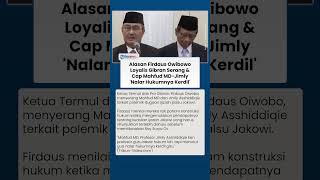 Profil Firdaus Oiwobo Loyalis Gibran Tuding Prof Jimly dan Mahmud MD, Pasang Badan Bela Jokowi
