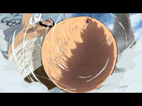 One Piece attaque finale - Luffy VS Géant de la Marine - Gomu Gomu no Gigant Rifle