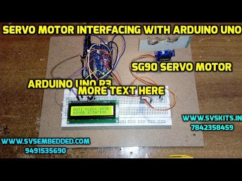 Servo Motor Interfacing with Arduino – svskits , svsembedded , CONTACT ...
