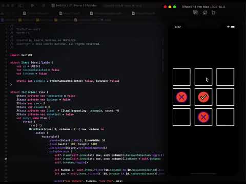 SwiftUI  TicTacToe game