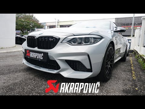 2019 BMW M2 COMPETITION X AKRAPOVIC EXHAUST | FIRST IN MALAYSIA