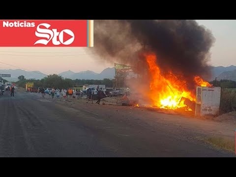 Family burned to death after accident on the Gómez Palacio-Durango highway