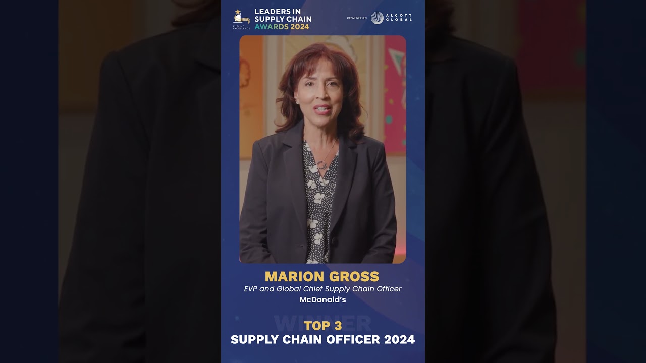 A Message from the Winners: Marion Gross | Leaders in Supply Chain Awards 2024