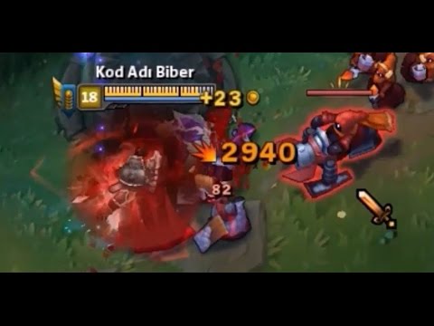 Darius 2960 Critical ! İncredible ADC Darius %100 Critical [S6]