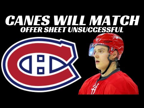 Carolina to Match Sebastian Aho Offer Sheet from Habs