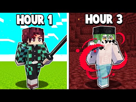 Minecraft Demon Slayer, But every 30 seconds I change character...