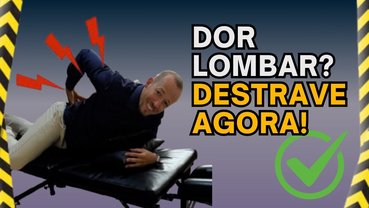Alivie a DOR LOMBAR em 3 minutos - (muito SIMPLES)