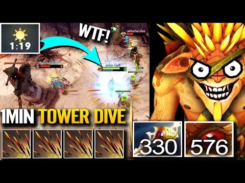 OMG Dota 2 Bristleback First 2 Min Early Game Triple Kill - IMBA Combo Teammate