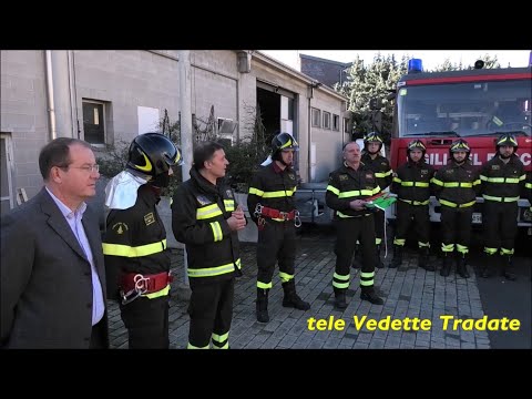 TELE VEDETTE TRADATE - 7/12/2019 - I VIGILI DEL FUOCO A TRADATE !