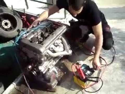 Alfa Romeo Alfetta engine start
