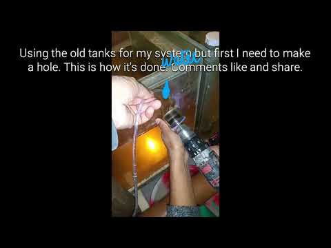 How to drill holes on glass tanks in 1:15 seconds.