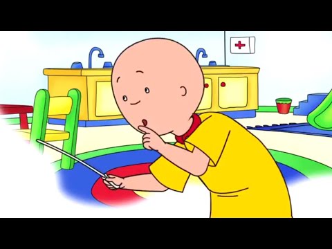 Caillou's Quiet Game | Caillou Cartoon