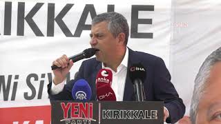 YENİ Parti Genel Başkanı Özgür Özel, Kırıkkale İl Başkanlığı ön seçiminde #Canlı