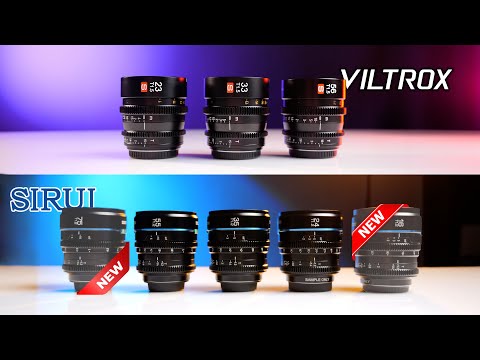Sirui 16mm & 75mm T1.2 | Sirui Nightwalker VS Viltrox