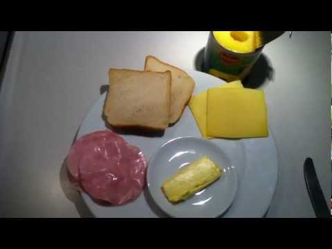 Toast Hawaii zubereiten / Hawaii Toast machen - Rezept