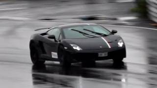 preview picture of video 'Lamborghini Gallardo LP550-2 Tricolore - Drifts, Start-up, Insane revs and Acceleration'