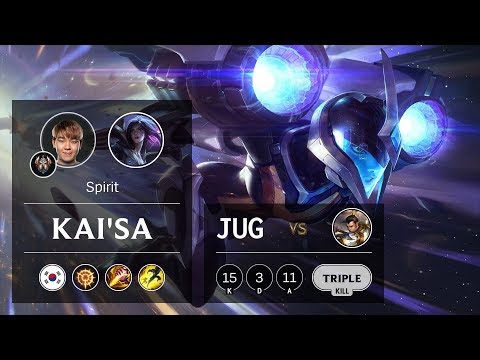 Kai'Sa Jungle vs Xin Zhao - KR Challenger Patch 9.13