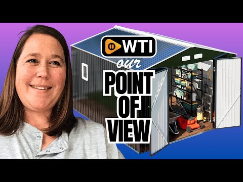 Metal Shed 10x12 Reinforced Sheds Outdoor Storage - WTI product video review
