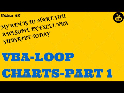 Learn Excel- Video 85- VBA Know your Chart Loops - Part1