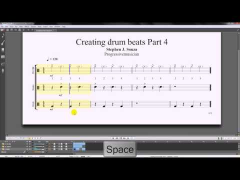 Guitar Pro 6 tutorial - Creating drum beats Part 4