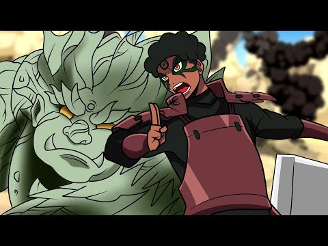 Eu Sobrevivi 100 dias no NARUTO GUERRA no Minecraft