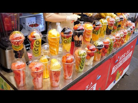 Fresh Fruit Juices and Fruit Desserts Collection