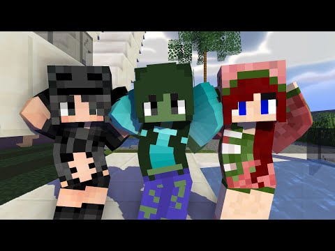 MONSTER SCHOOL :CHICKEN WING MEME CREEPER,WITHER,ZOMBIE GIRLS - MINECRAFT ANIMATION