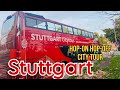 Hop-On Hop-Off City Tour in STUTTGART 🇩🇪 | 4K | Instagrammable Tourist Attractions |Autumn 2022