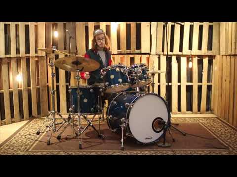 DW Collector's Deep Azure Lacquer Drum Set - 22,10,12,16,5.5x14 - SO#713170