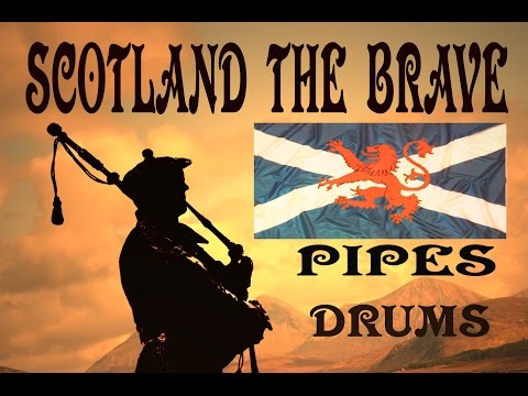 ⚡️SCOTLAND  THE   BRAVE ⚡️ PIPES & DRUMS ( HD )⚡️