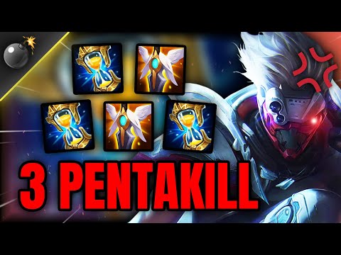 MASTER YI NON SI PUÒ FERMARE - 3 PENTAKILL vs 5 ZHONYA