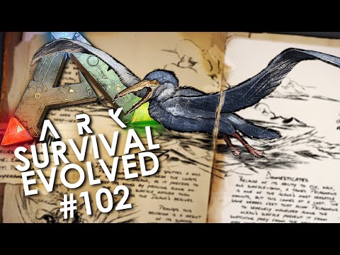 ARK: Survival Evolved - Episode 102 | NEW UPDATE! PELAGORNIS Taming, Fishing Rods, Spiral Staircases