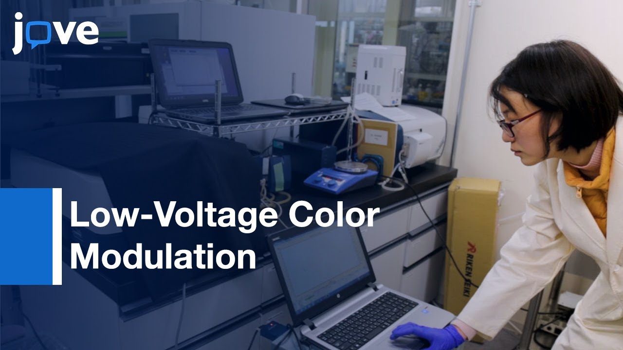 Electrochemical Cholesteric Liquid Crystalline Device For Quick Color Modulation l Protocol Preview