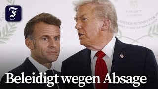 Trump droht Frankreich mit Mega-Zöllen