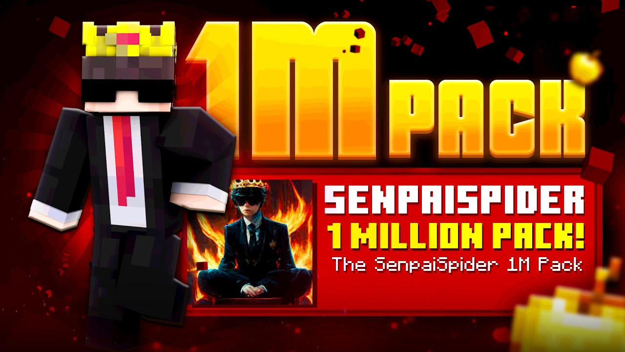 Senpai Spider 1M Pvp Pack Minecraft texture pack preview