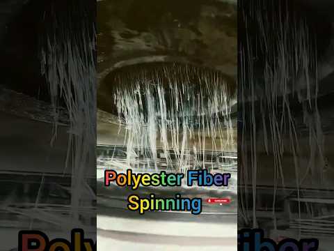 Polyester fiber spinning process #polyester #fiber #spinning