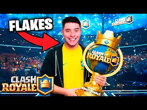 FLAKES NO TORNEIO MUNDIAL DE CLASH ROYALE 2025!