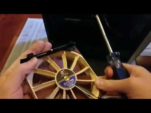 unboxing review and installation of the Noctua NF-F12 and NF-A9