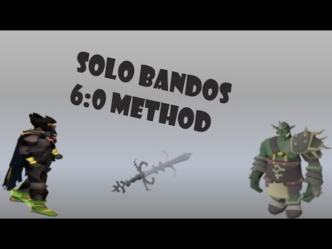 Bandos GWD - Solo 6:0 Guide | Bowfa or Crossbow | Easy Guide |